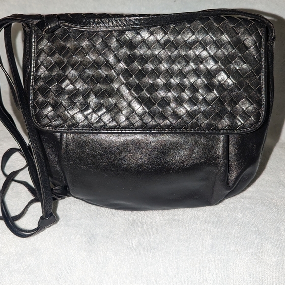 FC & W Designs Handbags - Soft touch by FC & W Designs black crossbody bag.